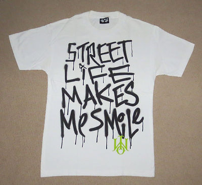 The Wild Ones Street T-Shirt Gr. M weiß FSAS Famous Stars and Straps BlinK 182
