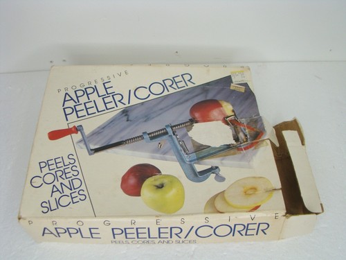 Apple Peeler Corer Slicer Clamp On Canning Pie Juice Bake Homestead Old Vintage - Picture 6 of 9