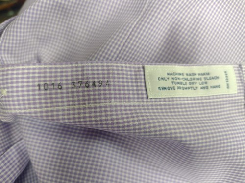 Exclusiva blusa de mujer 🙂 BROOKS BROTHERS lima/blanca mangas 3/4 talla 34 - Imagen 6 de 6