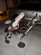 orbit g2 stroller tan and white still new and clean 