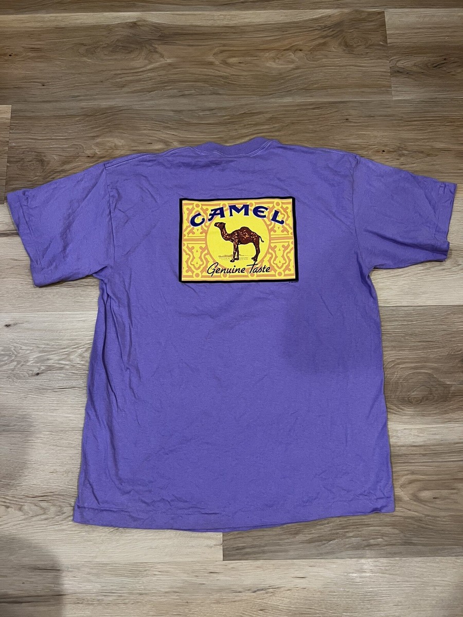 90s CAMEL ポケットTシャツ パープル ヴィンテージ ワンポイントロゴ 90s CAMEL ポケットTシャツ パープル ヴィンテージ ワンポイント