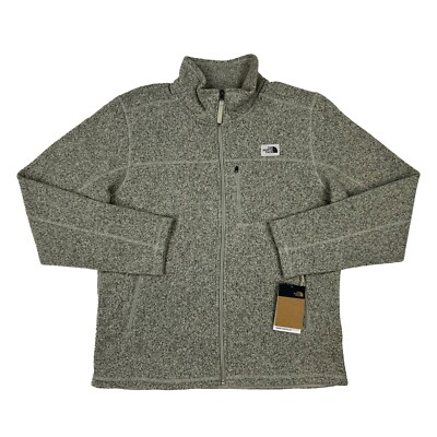 #ad The North Face Gordon Lyons Full Zip Fleece Jacket Coat Light Grey $89.99