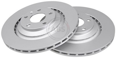 2x Bremsscheibe BESCHICHTET A.B.S. 17596 für A6 AUDI C6 4F2 4F5 4FH Avant TDI