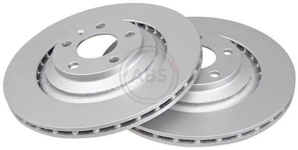 2X Bremsscheibe Beschichtet A.B.S. 17596 FüR A6 Audi C6 4F2 4F5 4FH Avant Tdi-image