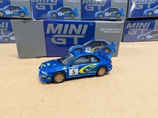 Subaru Impreza WRC99 #5 - 2025 Mini GT  - Blue, Rally Australia Winner