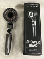Muravai Shower Head, High Pressure Handheld Black Shower Head New, Open Box