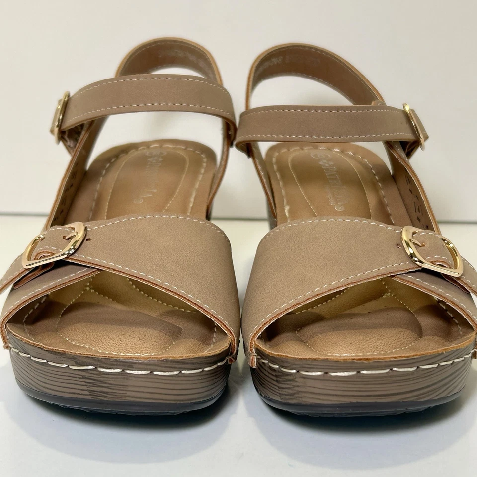 PATRIZIA Wedge Shantay Spring Step Sandals Womens Sz. 8 Comfort #18856-2209 NEW - Image 3 of 4