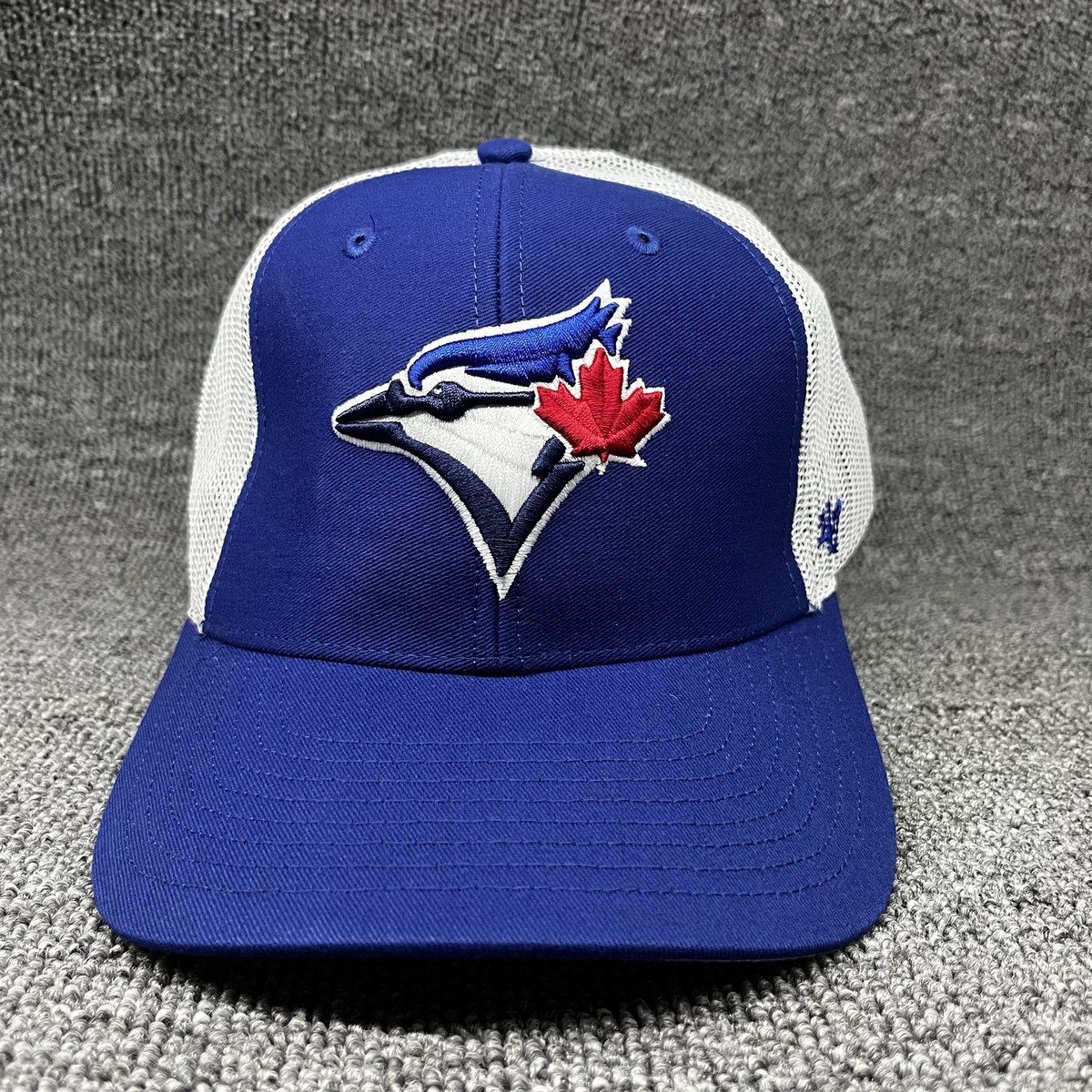 Toronto Blue Jays '47 Meander Foam Trucker Hat Royal Blue White Snapback Cap