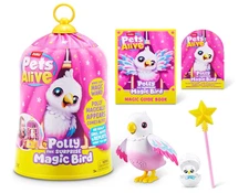 ZURU Pets Alive Polly the Magic Bird Electronic Robotic Toy, Interactive Sound