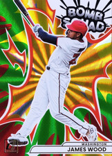 2026 DONRUSS BASEBALL JAMES WOOD BOMB SQUAD FOIL CARD #19