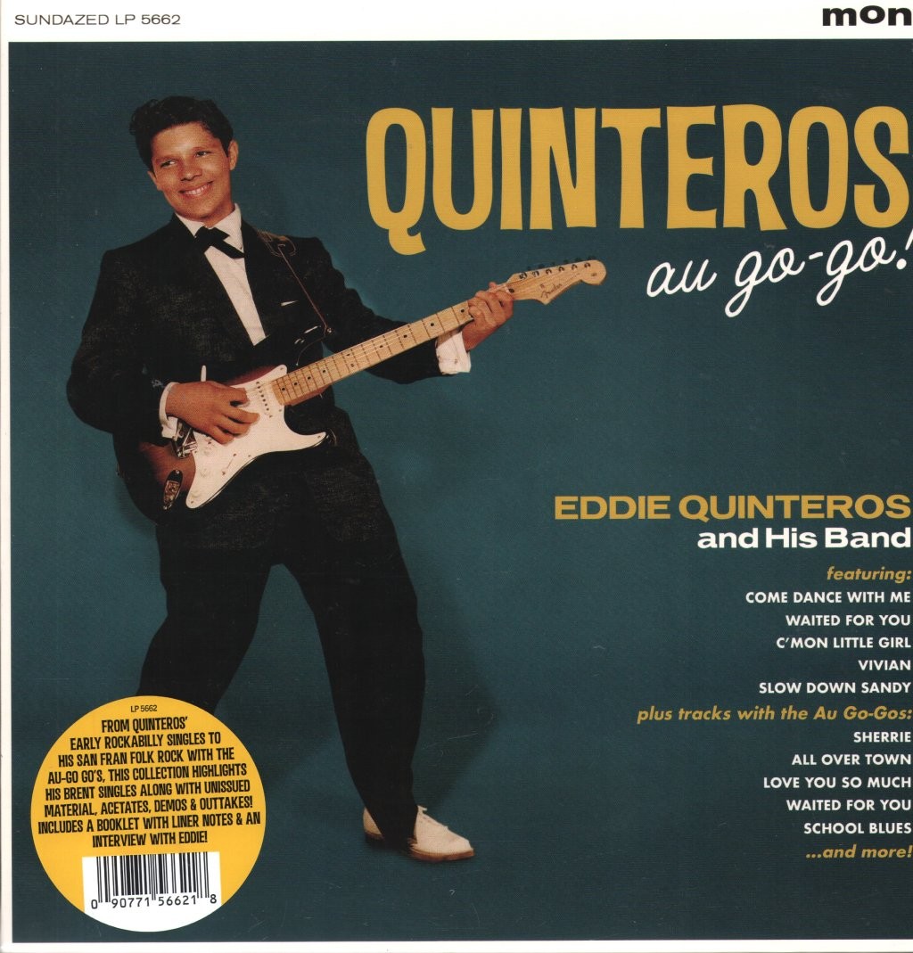 Eddie Quinteros and His Band Quinteros Au-Go-Go! LP vinyl Europe Sundazed 2024