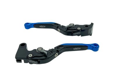 AlphaTechnik Hebel Set EVO schwarz/blau für Triumph Street Triple D67LD 07-2012