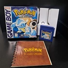 Authentic Pokemon Blue Version Nintendo Gameboy CiB Manual Complete In Box Color