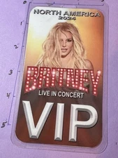 ￼ Britney Spears Commemorative VIP, Backstage Pass, And One Lanyard