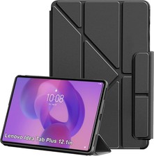 Case for Lenovo idea Tab Plus 12.1" 2025 with Vertical Stand Function, Anti-D...