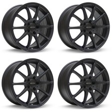 Set of 4 17" Black Alloy Wheel Rims fit 2015-19 Volkswagen Golf R, RTX  5Lug