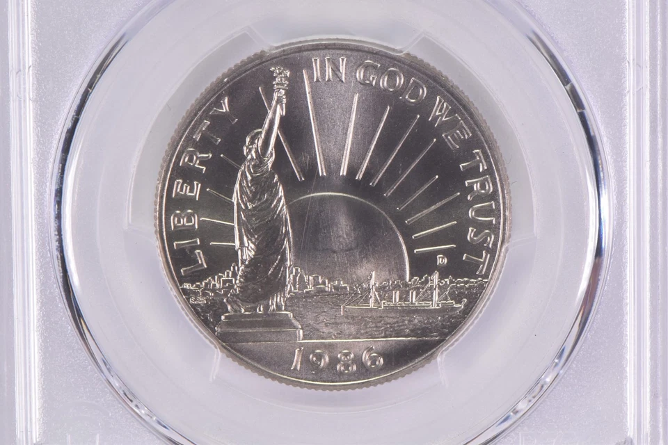 MS70 1986-D Statue of Liberty Commemorative Half Dollar PCGS *4601 - Image 3 of 4