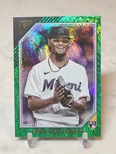 2022 Topps Gallery- Edward Cabrera (RC) GREEN PATTERN /99 MARLINS #80