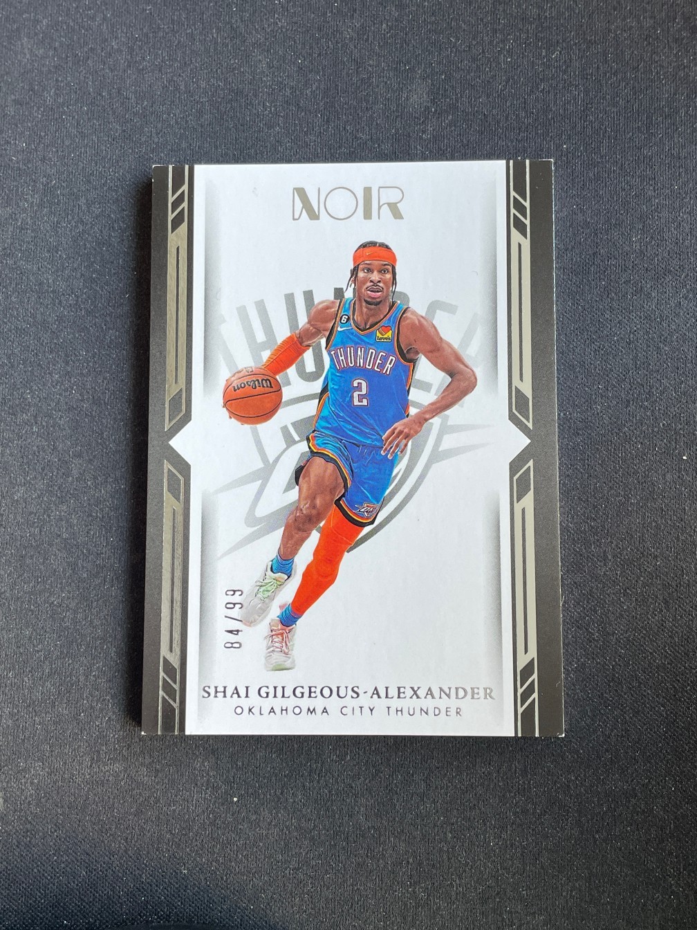 Shai Gilgeous-Alexander 2022-23 Panini Noir Icon Edition 84/99 #78