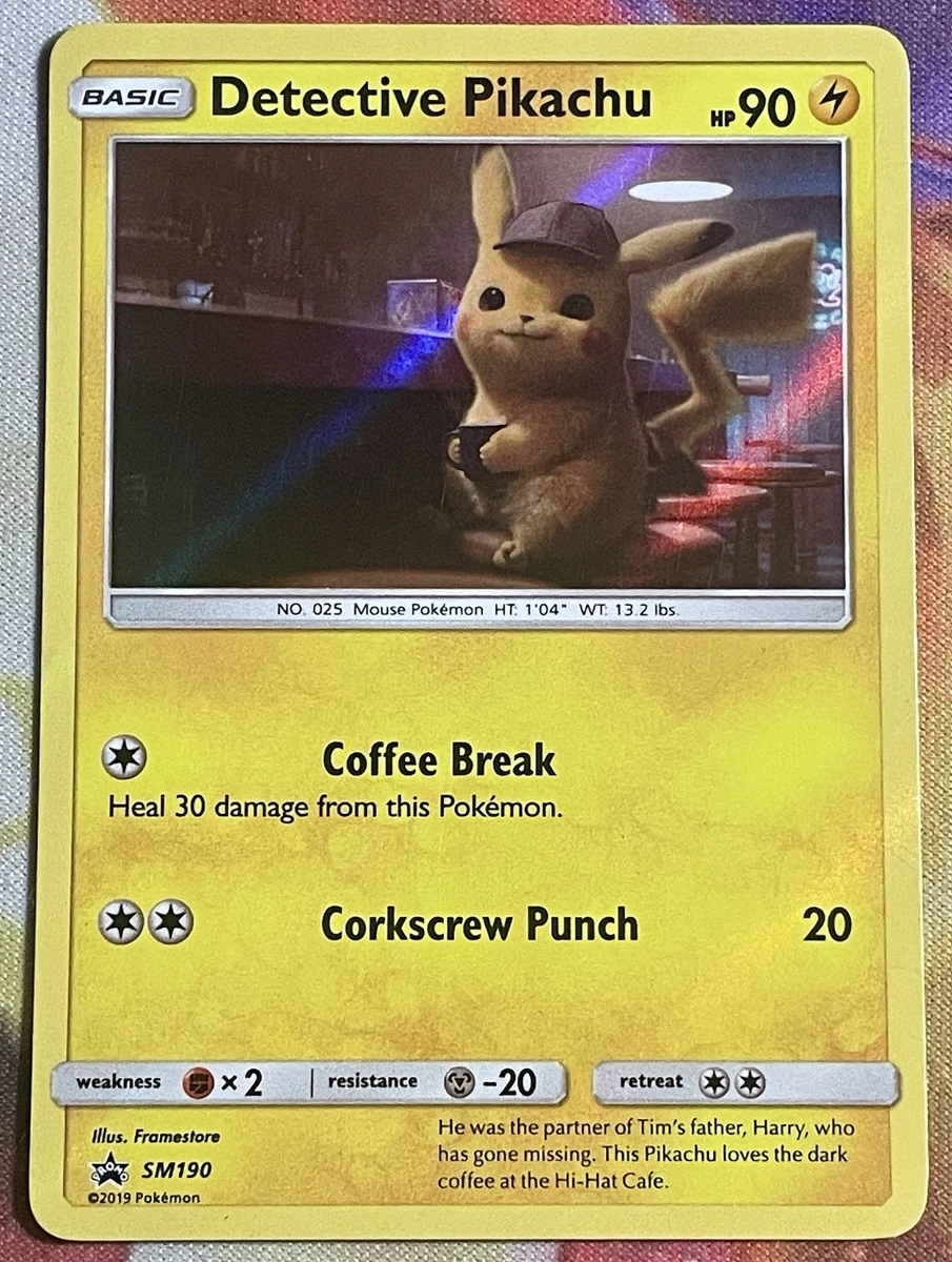 Detective Pikachu SM190 Sm for sale | eBay