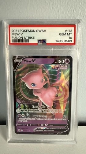 Mew V, Fusion Strike 113/264, PSA 10