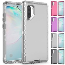 For Samsung Galaxy Note10 Plus/10 Case Clear 3in1 Layers Heavy Duty Rugged Cover