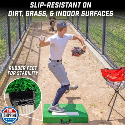 GoSports Tragbarer Wurfhügel für Baseballkrüge - 30 x 30 x 4 Zoll - Bild 5 von 5