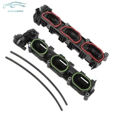 2pcs Intake Manifolds Left & Right For Audi S4 S5 A6 A7 Q5 Q7 3.0L 2010-2016