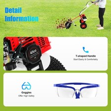 Artificial Grass Sweeper Brush 43CC 2 stroke Gas Power Broom Sweeper Cleaner UK