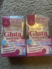 Precious Skin Thailand Extra Pure Gluta White Soap X2   (80g each)