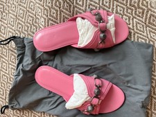 Balenciaga Cagole Pink flat sandals Size 36