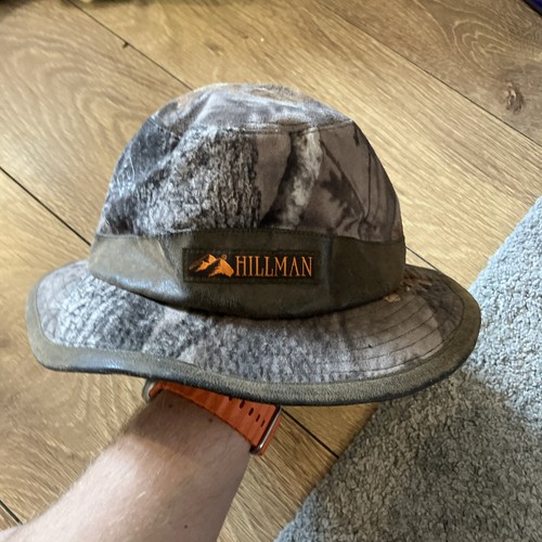 CAPPELLO INVERNALE HILLMAN NUOVO CACCIA, STALKING, PESCA, MIMETICO Taglia 58