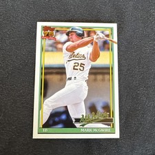 2026 Topps #T91-44 Mark McGwire 1991 35th Anniversary Oakland Athletics ￼