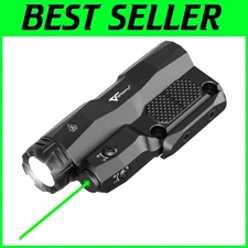 Rechargeable Tactical Light Laser Combo 2400 Lumens