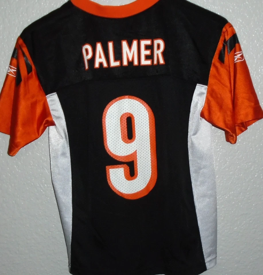 Camiseta Reebok Cincinnati Bengals Carson Palmer NFL Juvenil Mediana 10/12 Foto 2 de 2