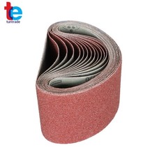 4 Inch x 24 Inch Mix 40 80 120 Grits Aluminium Oxide Sander Sanding Belts 15 Pcs