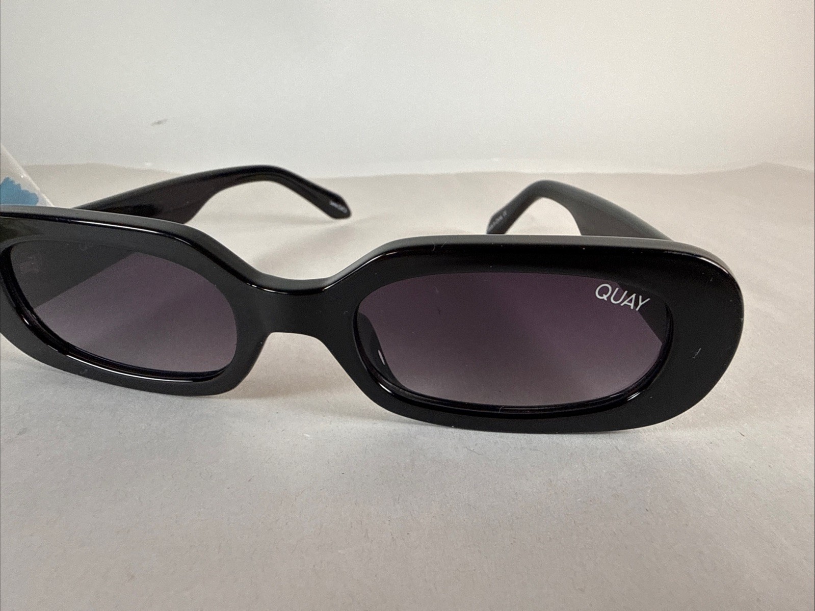 Quay Australia Narrow Rectangular Sunglasses – Bl… - image 2