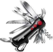 Taschenmesser 15 in 1 Multitool Outdoor Survival Jagd Klappmesser Camping Tool