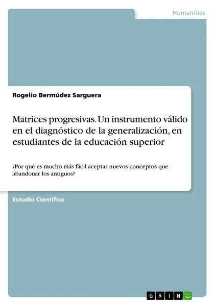 Matrices Progresivas. Un Instrumento VáLido En El DiagnóStico De La Generalizaci-image