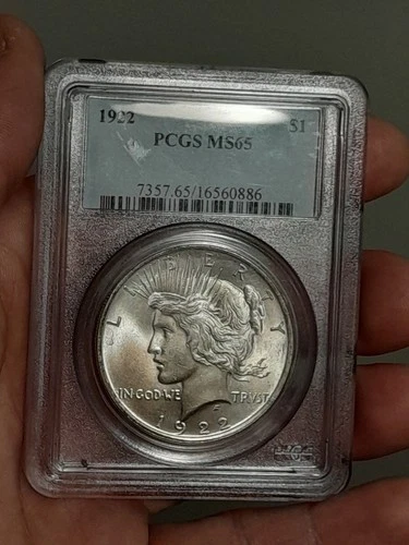 1922 Peace Silver Dollar MS65 PCGS