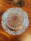Vintage Clear Cut Pressed Glass Candy Dish Serving Bowl  5.75" Wide  3 5" Tall — photo 6