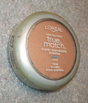 L'Oreal Paris True Match Super Blendable Oil Free Makeup Powder, C7 Nut Brown