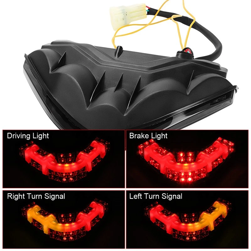 Luz traseira de LED freio de seta integrada para 2010-14 DUCATI Multistrada 1200 - Imagem 2 de 4