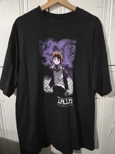 Serial Experiments Lain Anime T Shirt Size Large LA Apparel