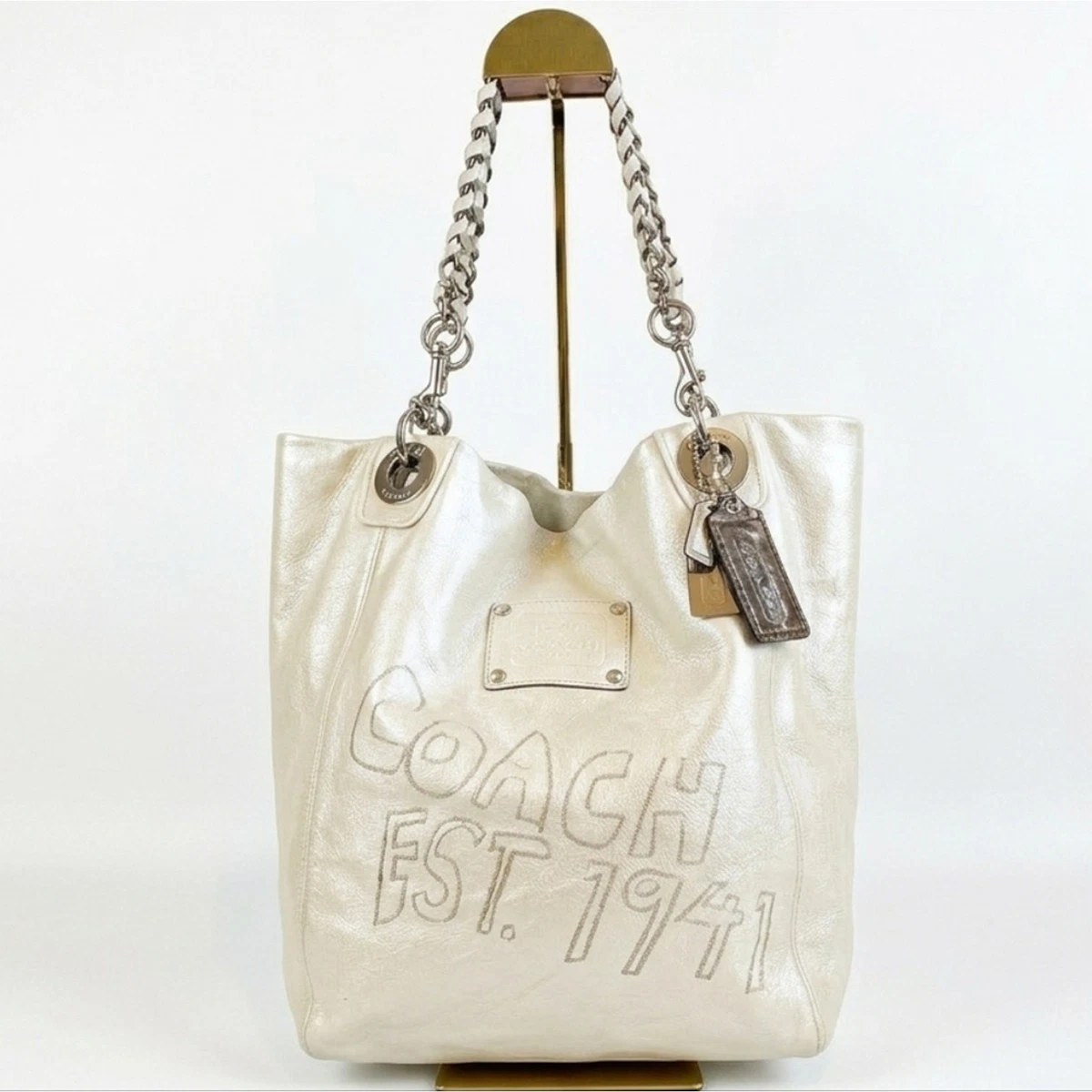 Coach Madison White Bags & Handbags for Women for sale | eBay