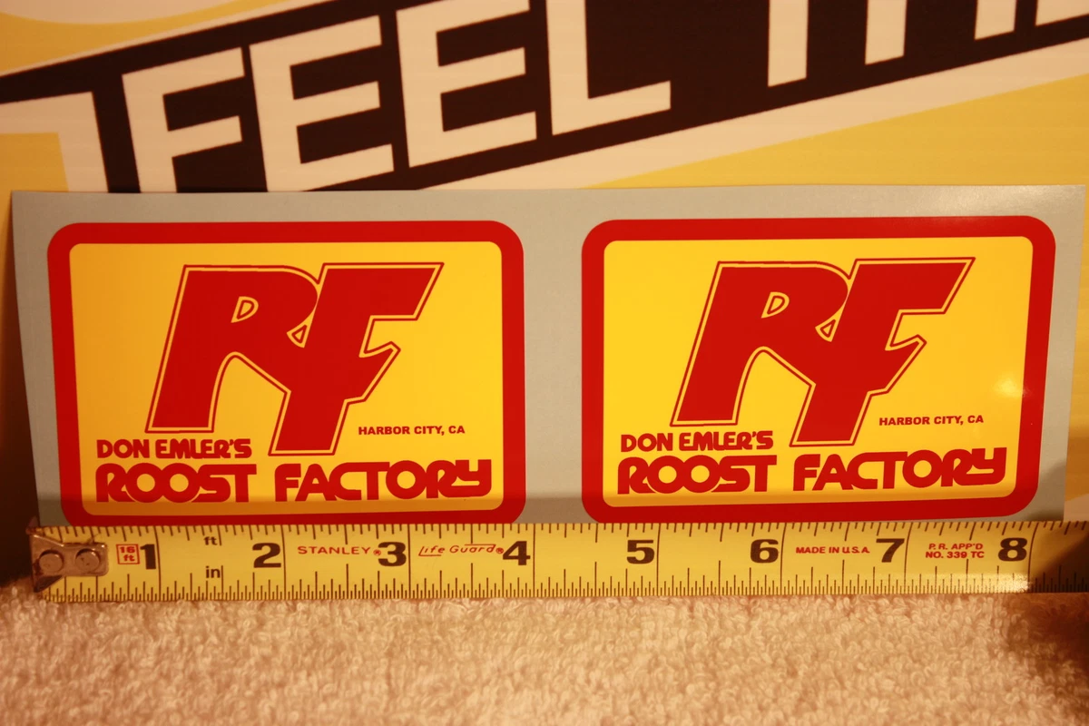 2 Vintage Motocross Roost Factory YZ CR RM TM CZ KX 125 250 400 500 Works FMF