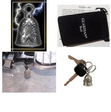 FLEUR DE LIS ORLEANS MOTORCYCLE BIKER GUARDIAN BELL GREMLIN PROTECT RIDE EVIL