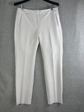 Adrianna Papell Gray Micro Classic Bi Stretch Kate Fit Pants Size 6 US