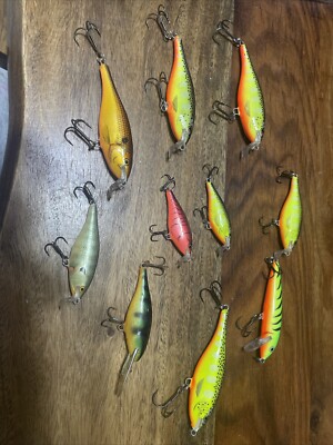 Vintage Rapala Fishing Lures. Deep Runner. Shallow Runner. Countdown | eBay