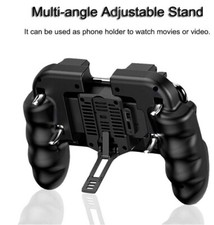 Delicate Six-finger Operating Mobile Gamepad with Fan Cooling Physics Button USA